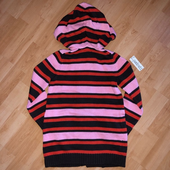 Janie and Jack Autumn Classic Hooded Cardigan Sz 4 - Picture 3 of 6